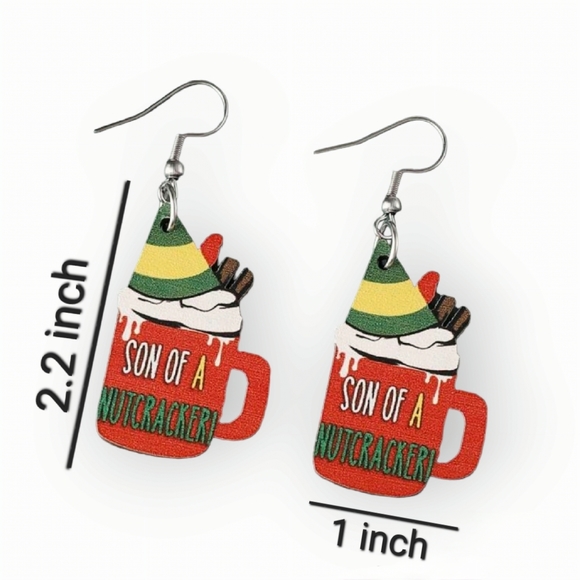 Son of a  Nutcracker Earrings - Picture 2 of 2